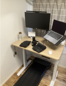 ウォーキングマシンの様子